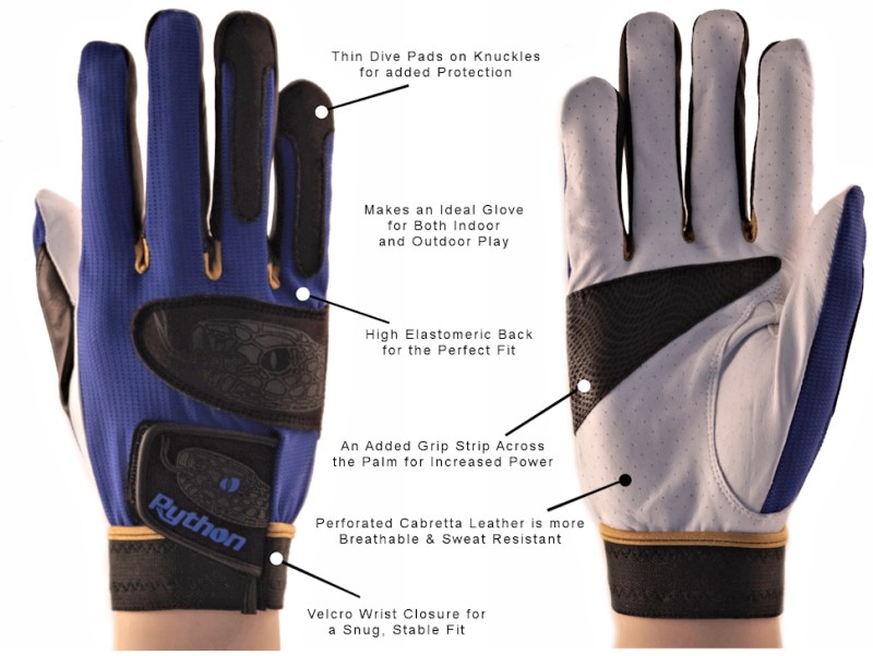 Python Deluxe Racquetball Glove