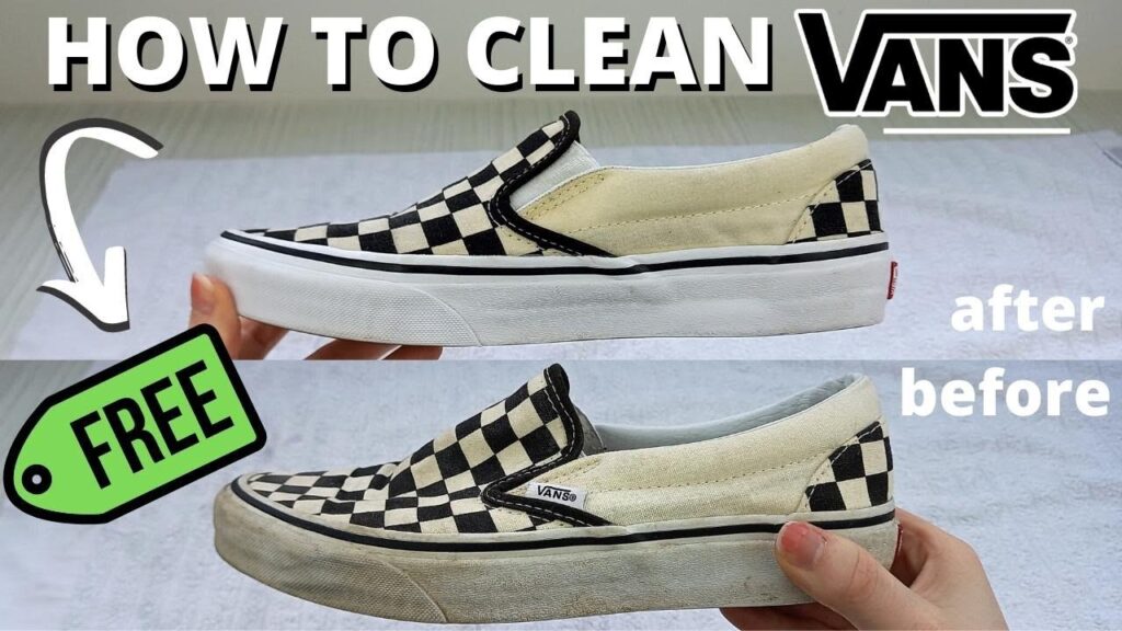 How to clean Vans tennis shoes