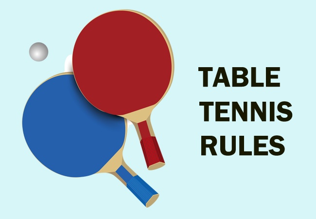 What are the rules of table tennis?