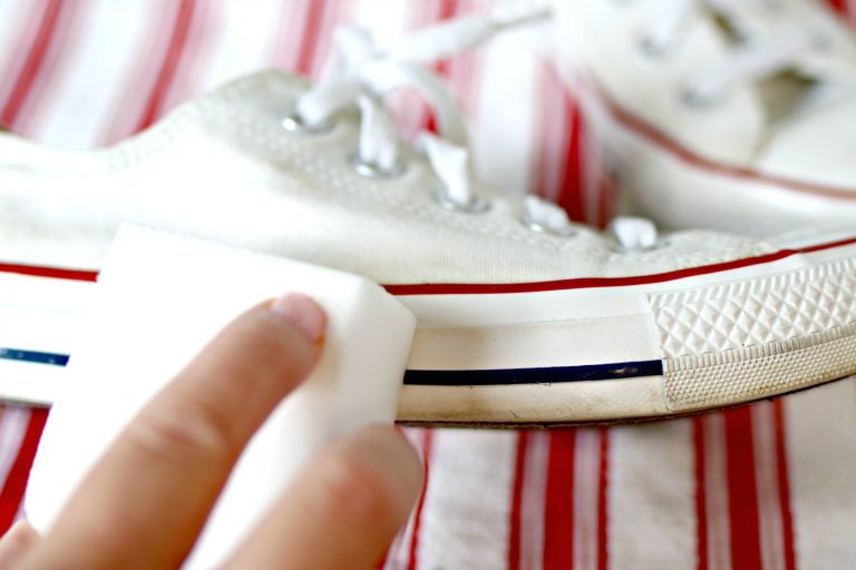 How to clean tennis shoes with magic eraser