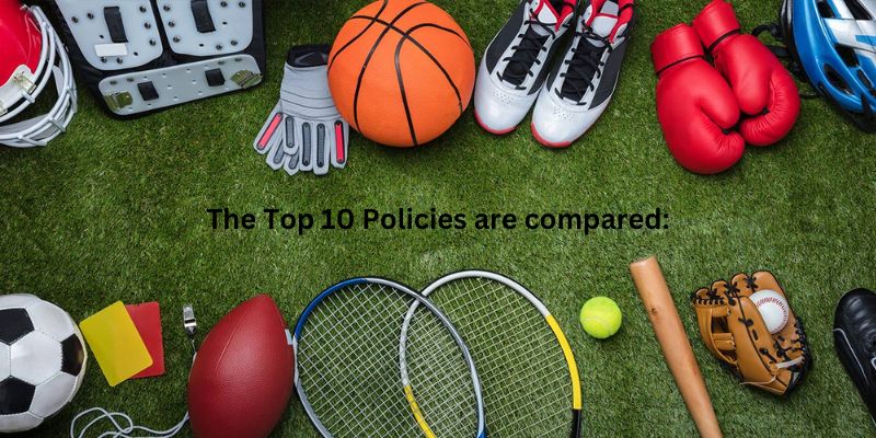 The Top 10 Sports Equipment Insurance Policies are compared: