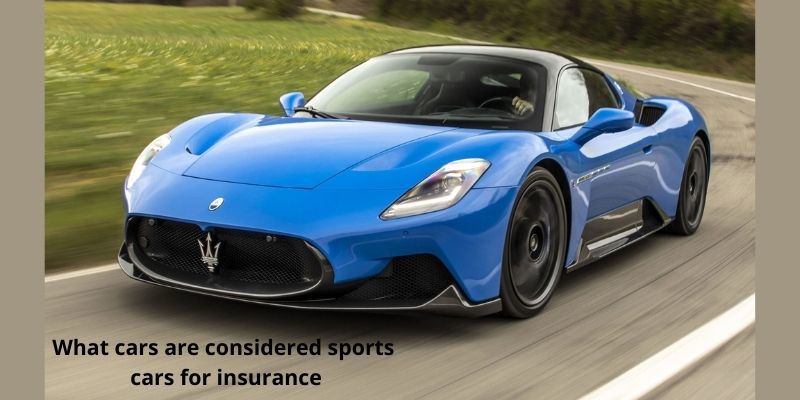 What cars are considered sports cars for insurance